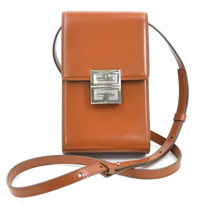 Pre-owned Givenchy Brown Leather Shoulder Bag ()
