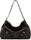 Givenchy Brown Medium Voyou Bag In Brown