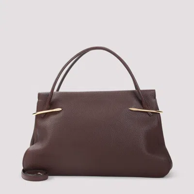 GIVENCHY GIVENCHY BROWN PINCH LARGE CALF LEATHER SHOULDER BAG