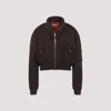 Givenchy Cropped Flap Pocket Jackets With High Collar In Black