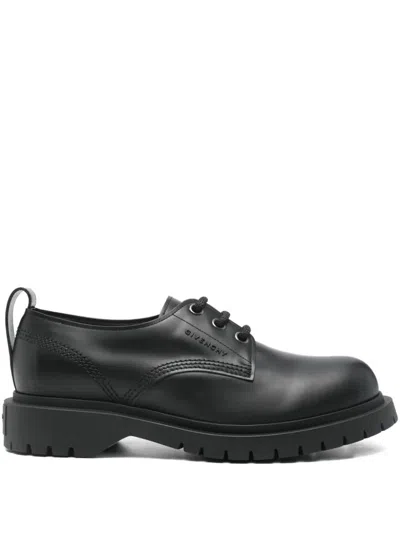 GIVENCHY GIVENCHY BRUSHED LEATHER CHUNKY DERBIES SHOES
