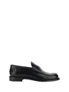 Givenchy 4g Plaque Leather Loafers In Black