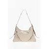 Givenchy Brushed Leather Voyou Shoulder Bag