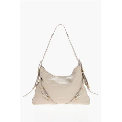 Givenchy Brushed Leather Voyou Shoulder Bag In Multi