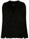 Givenchy Brushed V-neck Cardigan
