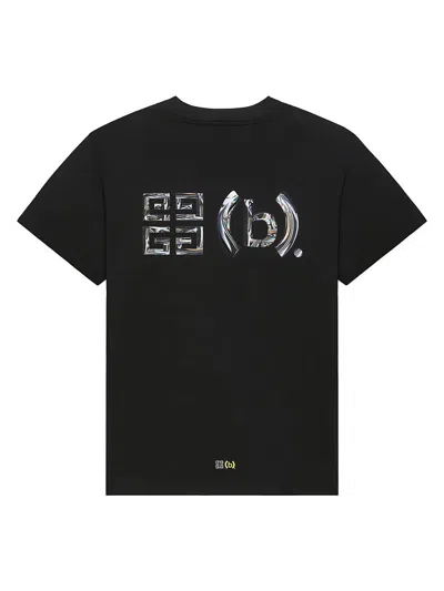 Pre-owned Givenchy + Bstroy Logo-print Cotton-jersey T-shirt Retail: 695$ In Black