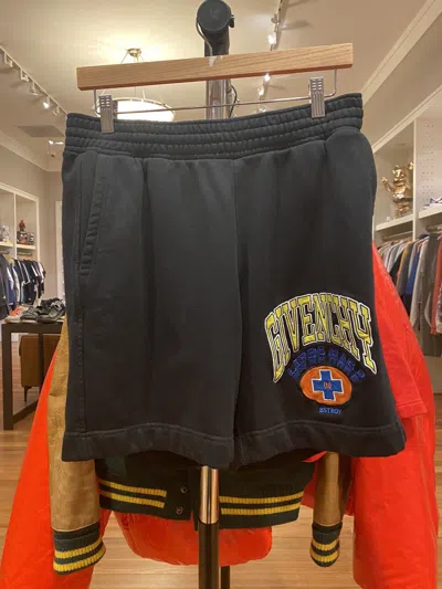 Pre-owned Givenchy Bstroy Shorts S In Black