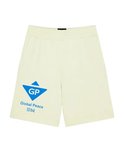 Givenchy Bstroy X  Fleece Shorts In White