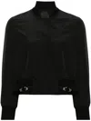 Givenchy Buckle-detail Bomber Jacket In Black