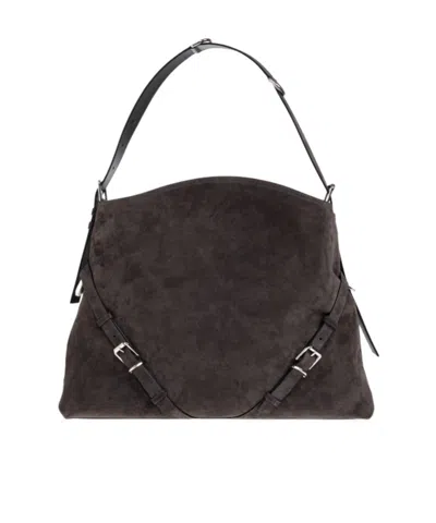 Givenchy Buckle Detail Shoulder Bag In Black