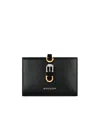 Givenchy Buckle Detailed Bifold Wallet In Black