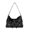 Givenchy Buckle Detailed Shoulder Bag In Black