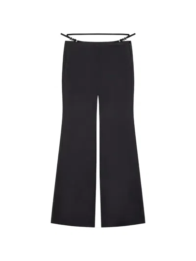 GIVENCHY BUCKLE-DETAIL TROUSERS