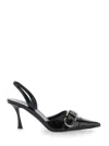Givenchy Buckle-detailed Slingback Heel In Black