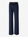 Givenchy Cotton Jeans Women In Bouclé Panels
