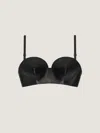 Givenchy Bullet Bra Top In Leather In Black