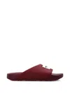 Givenchy 로고 패치 샌들 In Burgundy