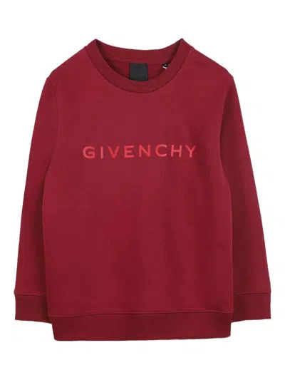 GIVENCHY BURGUNDY CREWNECK SWEATSHIRT GIVENCHY