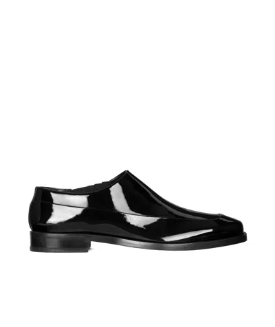 Givenchy Business Dress Shoes With Square Head Of Logo In Black