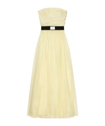GIVENCHY BUSTIER EVENING DRESS IN ORGANZA