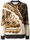 Givenchy Butterfly Print Sweatshirt In Multi