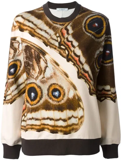 Givenchy Butterfly Print Sweatshirt In Multi
