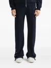 Givenchy Button Detail Track Pants In Blue