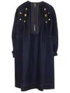 Givenchy Dress With Buttons In Blue