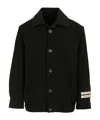 Givenchy Button-down Lapel Jacket In Black