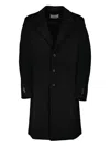 Givenchy Button-fastening Single-breasted Coat In Black