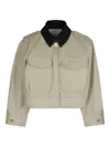 BUTTON PATCH-POCKET JACKET