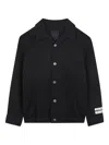 Givenchy Button-up Collared Jacket In Black