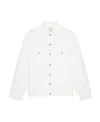Givenchy Denim Oversize Jacket With Adjustable Hemline Straps In White