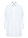 Givenchy Buttoned Asymmetric Shirt In White