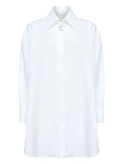 Givenchy Buttoned Asymmetric Shirt In White