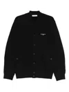 Givenchy Black Varsity Jacket With Bomber Collar And Logo Lettering On The Front In Cotton Man In Black