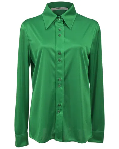Givenchy Buttoned Shirt (authentic Pre-loved) In Green