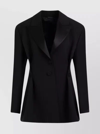 GIVENCHY VIRGIN WOOL SINGLE-BREASTED BLAZER