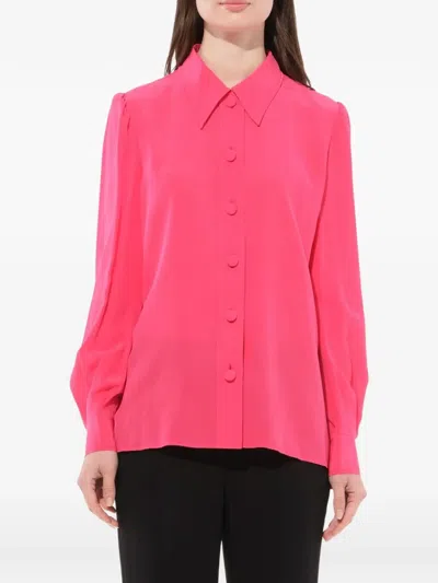 Givenchy Button-front Collared Shirt In Pink