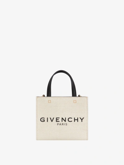Givenchy Cabas G-tote Mini En Toile In Multicolor