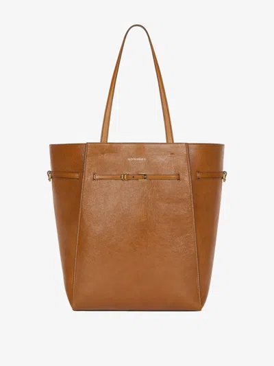 Givenchy Cabas Voyou Médium En Cuir In Brown