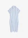 Givenchy Women's Plage Kaftan In Cotton And Linen With 4g Stripes