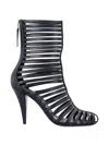 Givenchy Cage Ankle Boots In Leather In Black