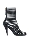 Givenchy Cage Ankle Boots In Leather In Multi
