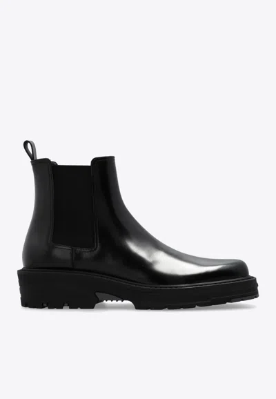 GIVENCHY CALF LEATHER CHELSEA BOOTS
