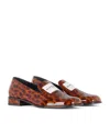 Givenchy Calf Leather Tuxedo Label Loafers
