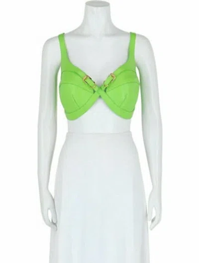 Pre-owned Givenchy Calfskin Top W/ Tags In Green