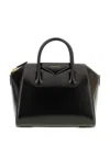 Givenchy Small Leather Shoulder Bag With Structured Silhouette In Black