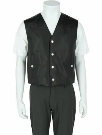 Pre-owned Givenchy Calfskin Vest W/ Tags In Black