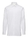 Givenchy Camciia Buttondown A Righe Oxford In White